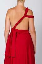 One Shoulder STYLE Start by putting on the dress with the  Cross straps