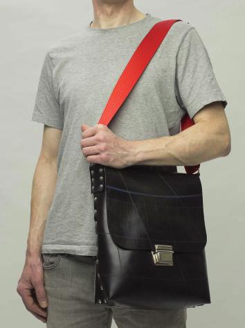 SEB This smart looking Man Bag is versatile in style and use.