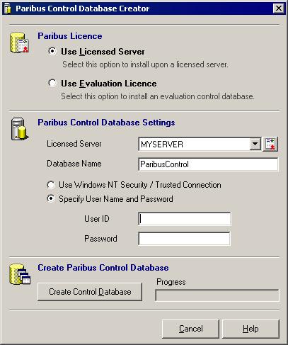 24 Paribus Control Database Paribus Control Database Paribus Control Database The Paribus Control Database is the database upon which the Paribus application operates.