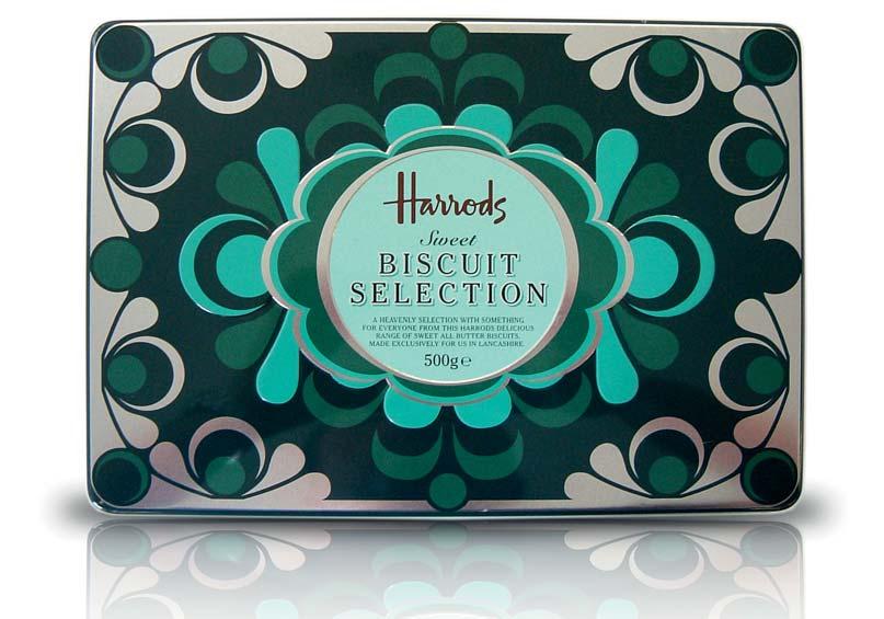 Harrods Food Hall comes to life with retail theatre Old packaging and on display DBA-winning art deco inspired packaging brings back the excitement of shopping at Harrods, giving this famous