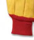 golden chore glove, heavy-napped, 100% cotton flannel bonded to a woven 100% cotton liner.