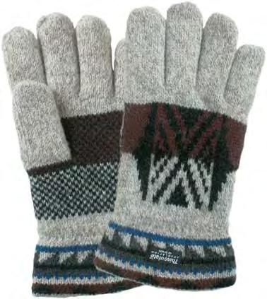 Unisex S, M, L 47470 Ragg wool flip-over mitten with C40 Thinsulate lining and a