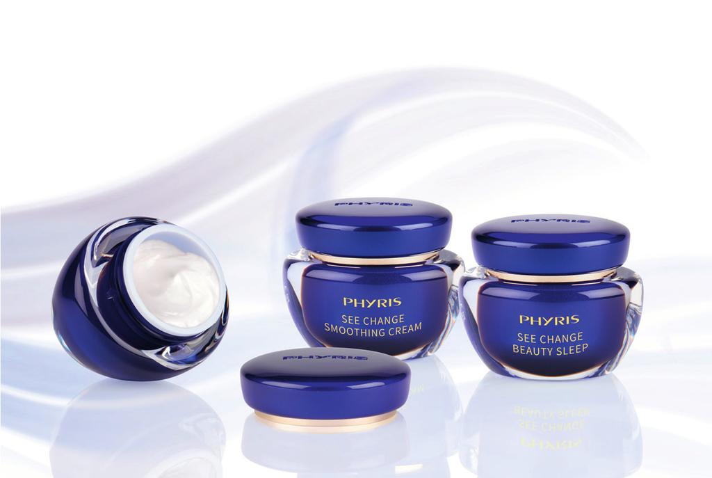 SEE CHANGE The blue evolution. For visibly younger skin.
