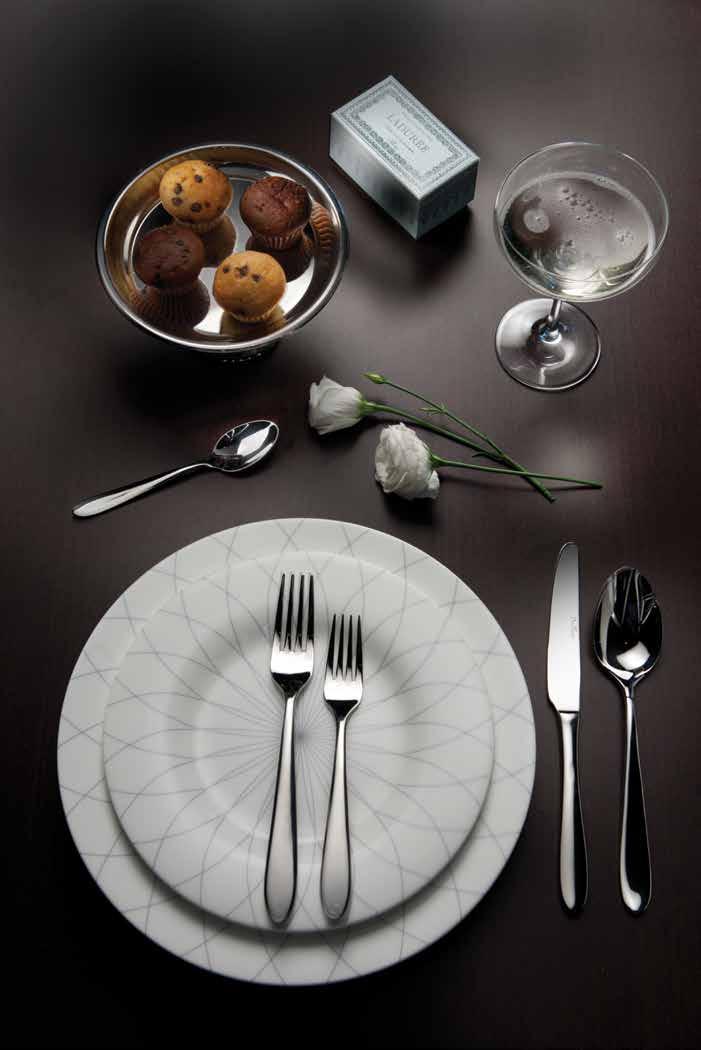 RITZ Code 228000 mm 4,0 02 table fork 20,8 03 table knife 23,5 04 dessert spoon 17,8 05 dessert fork 18,1 06 dessert knife 21,5 07 tea spoon 14,3