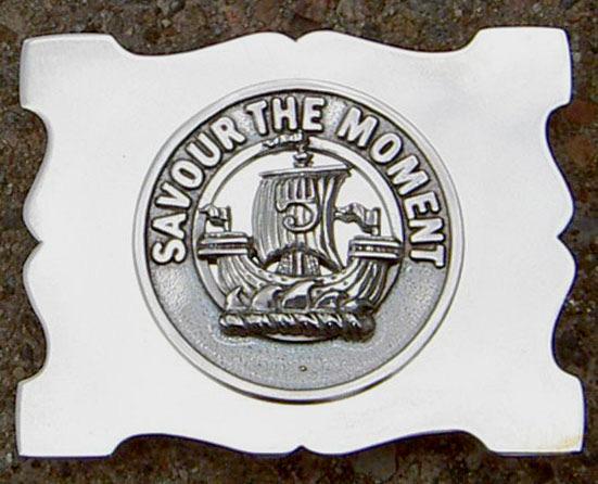 Kilt Belt Buckle in sterling silver by Roddy Young of Inverness.