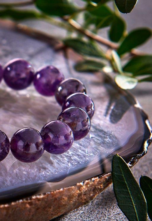 SEMI-PRECIOUS STONE WELLNESS BRACELETS It has long been believed that semi-precious gemstones provide wellness and healing benefits.