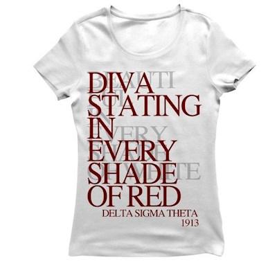D.I.V.A. DST Shirt Price: $25 Shirt Information Sheet Rhinestone T-shirt. Customization is available for any shirts. Email us at blingthatsingz@gmail.com for more information.