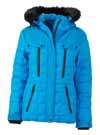 with storm flap 4 zipped front pockets, zipped inner pocket Mesh pocket inside Detachable snow protection