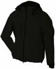 Detachable, padded and lined hood, warming fleece collar Zip under the