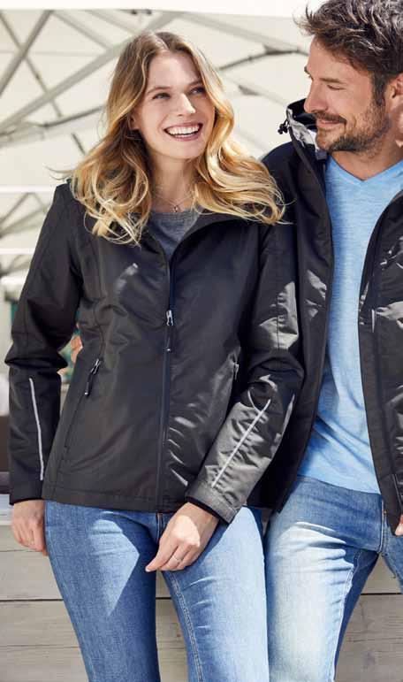 three different ways, fleece inner jacket: easy to zip off, wind- and