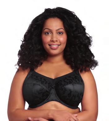 on size Bow detail at center front UW FULL CUP BRA GD6651 Same shape as the Kayla UW Full Cup GD6164 Full coverage three section cup plus side panel for great support and shape Center front extends