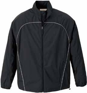Men s Recycled Jacket Reflective piping.