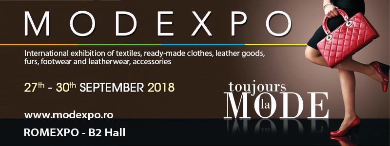 About MODEXPO 2018 MODEXPO offers the opportunity to manufacturers, importers and distributors of clothing, leather and footwear, textiles, raw materials and accessories, machinery, designers and
