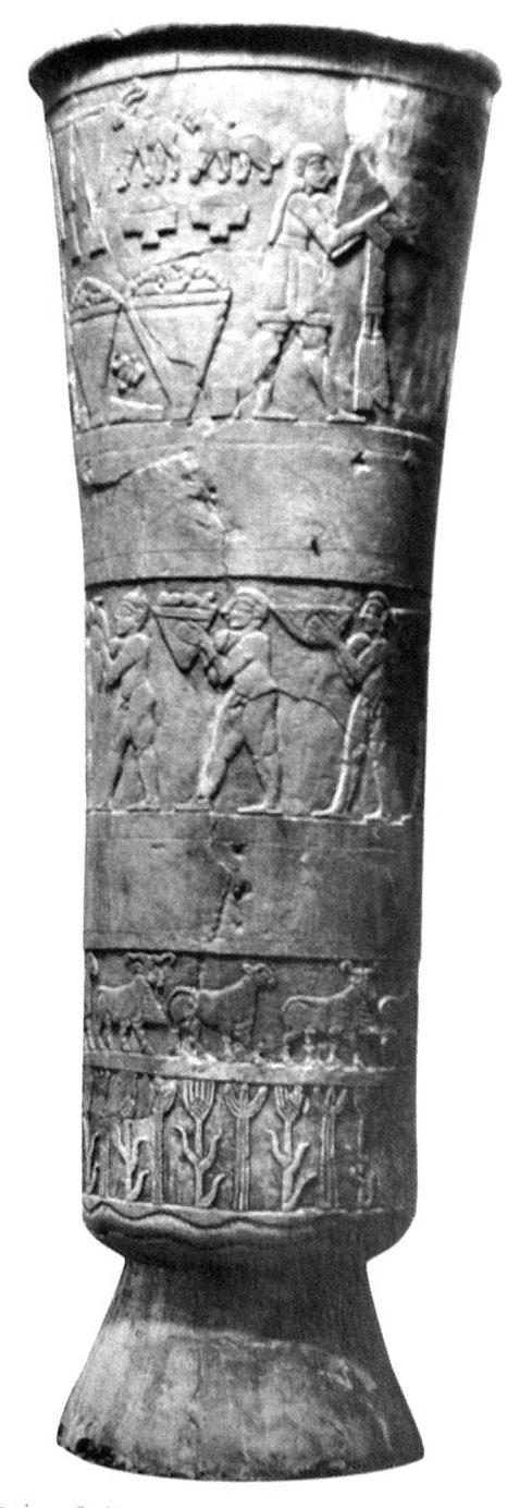 Figure 1: Alabaster vase from Uruk, Eanna temple precinct, predynastic period, ca.