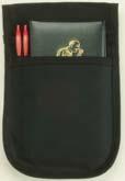 5" long Black Denim CL3PWACELBKD 3 pockets + pen pocket 26" wide x 18.