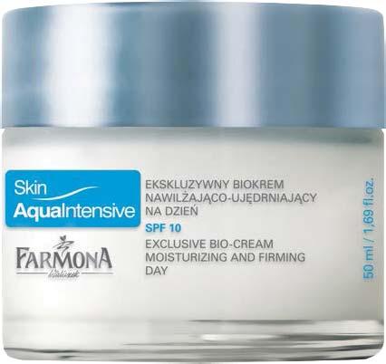 8. SKIN AQUA INTENSIVE Moisturizing and firming day bio-cream SPF10 Based on natural active components, the unique, rich formula of the cream effectively improves the condition of the skin, making it