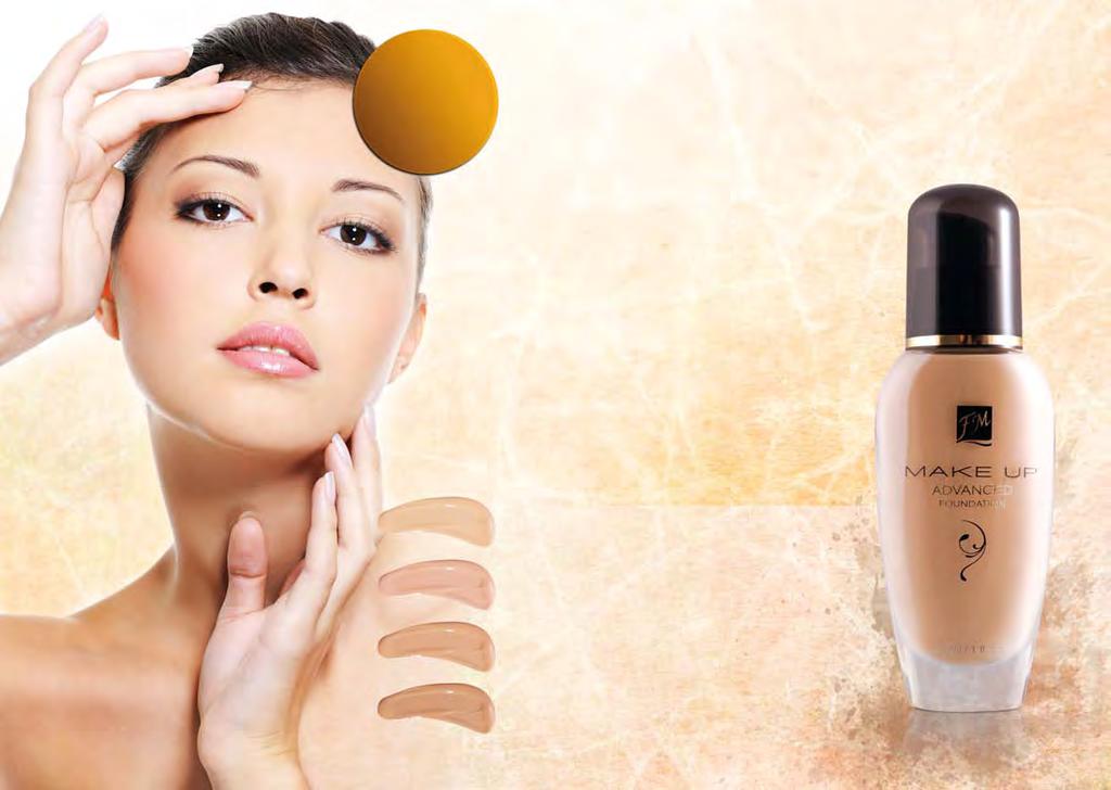 Get the perfect covering effect Choose the right shade of foundation for your skin. Adjust it so that it harmonizes perfectly with the skin tone on your neck.