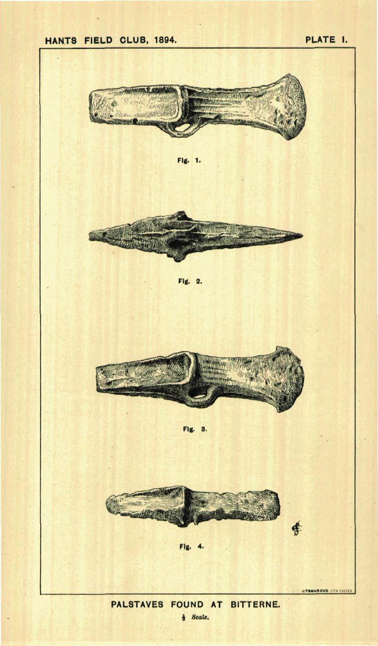 HANT8 FIELD CLUB, 1894. PLATE I. Fig. 1. Fig. 2. Fig. 3.
