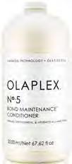 5 BOND MAINTENANCE CONDITIONER Formulated with OLAPLEX bond-building chemistry. Restores, repairs and hydrates without adding excess weight.