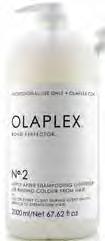 Tell them if they don't like it, they don't have to pay for it! OLAPLEX Mini Treatment Apply a generous amount to Towel dried hair.