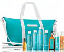 Carryall Stylist Bag (in blue) MORPRO1906US 36% +FREE BAG GLOW ON-THE-GO INCLUDES Moroccanoil Treatment 3.4 oz.