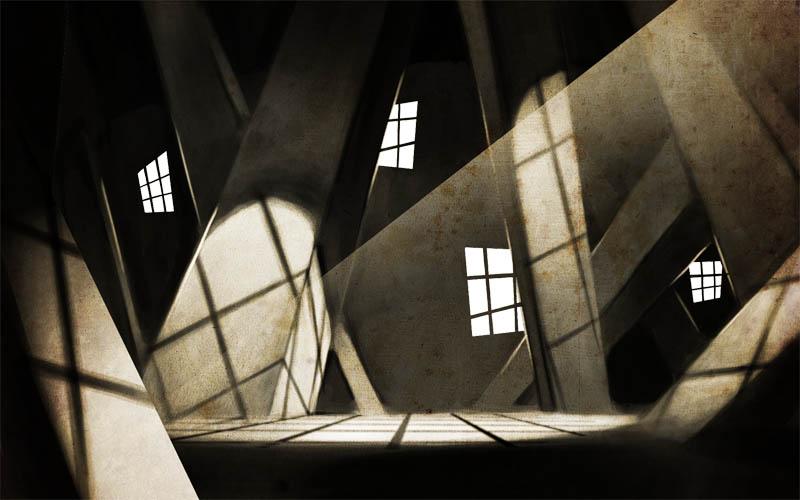 Grove 9 (http://fc05.deviantart.net/fs71/f/2011/033/f/f/bg_german_expressionism_by_fikey- d38mld5.jpg) This image is from the German Expressionist film, The Cabinet of Dr. Caligari.