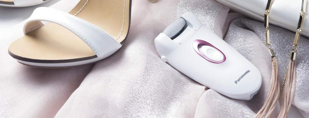 ENJOY EASY FOOT CARE AT HOME With the new Panasonic Foot Care Device, you have the perfect way to enjoy beautiful, smooth feet.