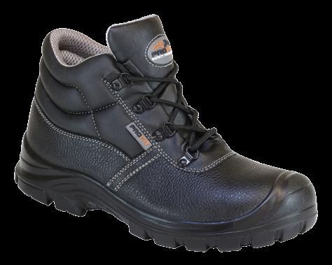 PARSON BLACK SAFETY BOOT NJS01 Black safety boot Steel Midsole offers penetration