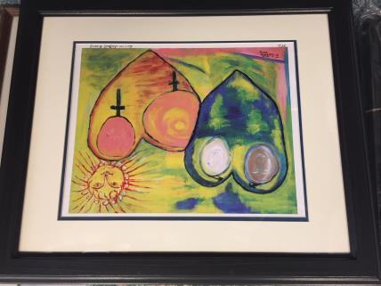 Item#: 176 Donor: Eunice LaFate Description: "Rays of Equality" Limited Edition Print by Local