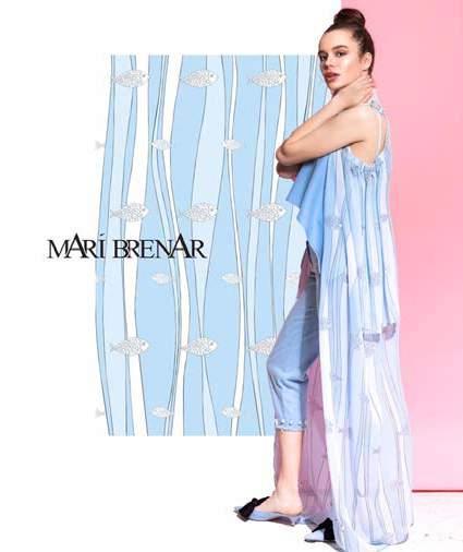 Mari Brenar brand was established in 2012 by a young fashion designer Mari during her last year of a design studying at the University of the Arts London.