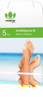 HYDROprim B COMFOprim 20 HYDROcolloid Dressings HYDROprim B for Bunions Hydrocolloid dressings COMFOprim 20 for dry and wet calluses Painful deformation of feet protruding bones on toes is a problem