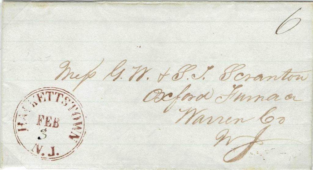 stampless period in 1855.