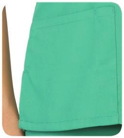 antimicrobial drawstring waist with back elastic that sits