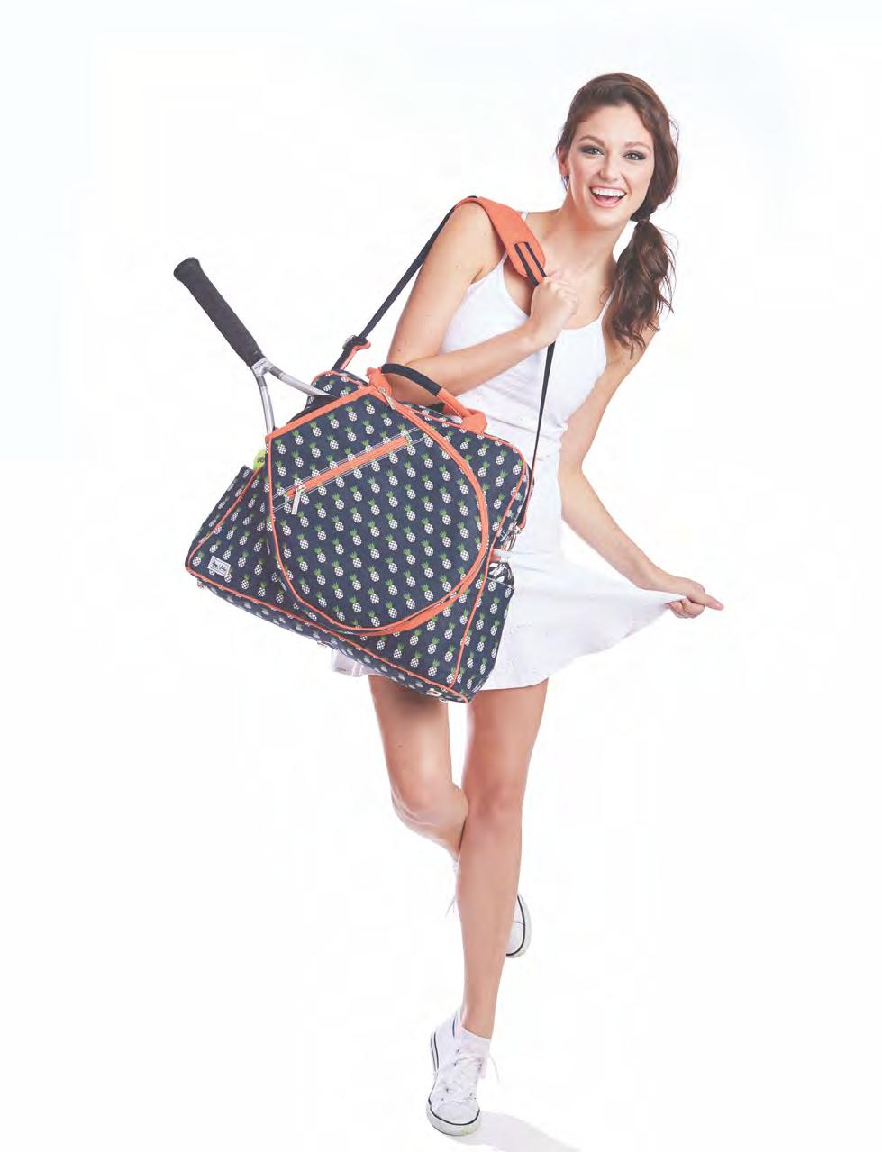 Harper Tennis Tour Bag MSRP $148 Canvas. Zip closure.