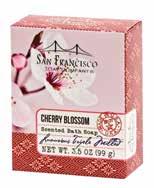 cherry blossom 3.5 oz bath soap Luxurious Triple Milled cherry blossom 6.