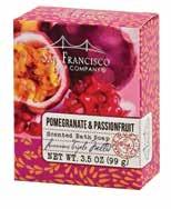 pomegranate & passionfruit 3.5 oz bath soap Luxurious Triple Milled pomegranate & passionfruit 6.