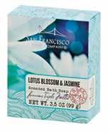 Lotus blossom & Jasmine 3.5 oz bath soap Luxurious Triple Milled Lotus blossom & Jasmine 6.