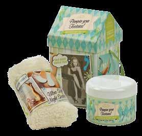 foot care kits Fun and luxurious Our Foot Care Kits contain an 9 oz. Foot Cream and one pair of one-size-fits-all ultra-soft night socks.