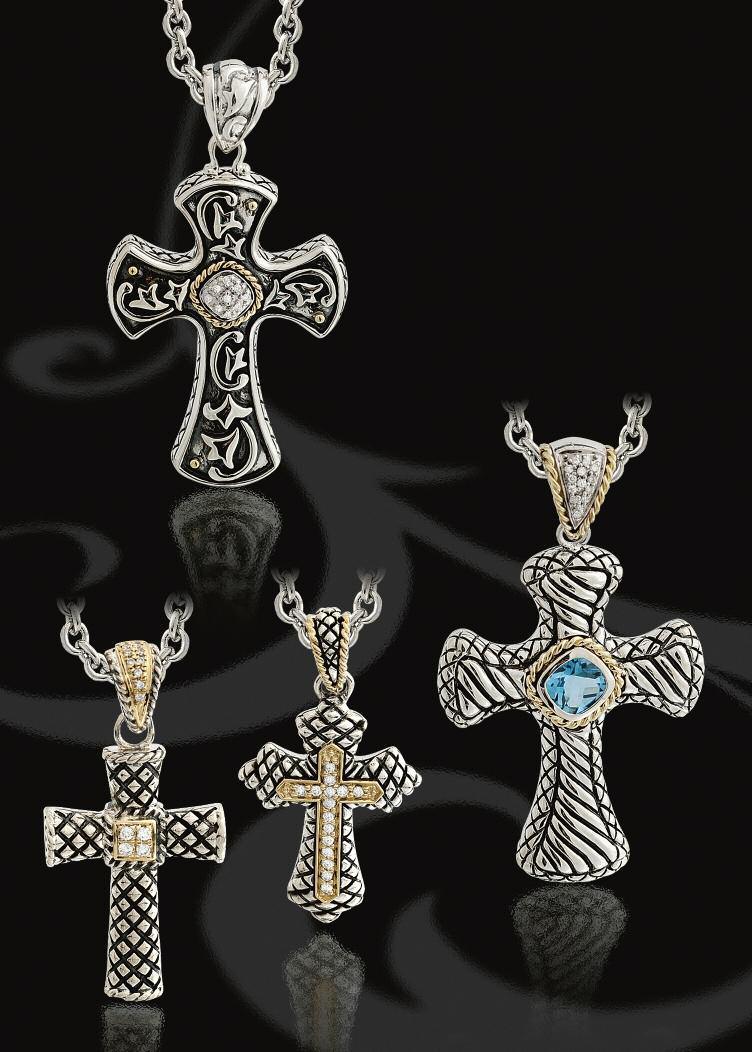 10A 10A ACP101/03 18kt and cross pendant $250.00 10B ACN53/09 18kt and cross pendant $425.