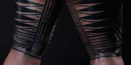 Samoa Pe a Tattoo, das ausschließlich von Männern getragen wird Quelle: