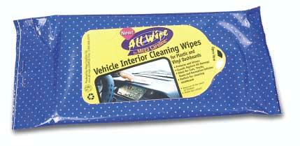 Vehicle Interior Cleaning Wipes Vehicle AW-5134 30 7.9"x7.1" L.: 14.8" W.: 9.45" Hi: 7.