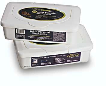 Adult Personal Washcloths Personal Hygiene AW-5306 64 9"x13" Tub L.: 9.8" W.: 5.9" Hi: 2.