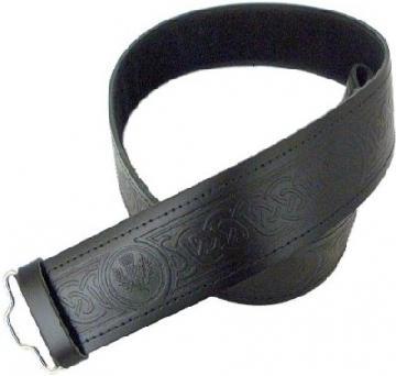 GPC-7006. It is made of finest leather cow hide and can be adjusted via a Velcro strip on the inside of the belt.