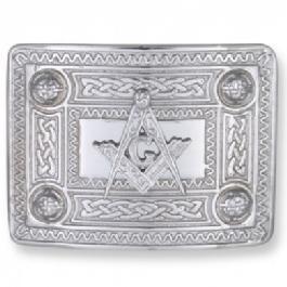 Celtic Belt Buckle with Thistle