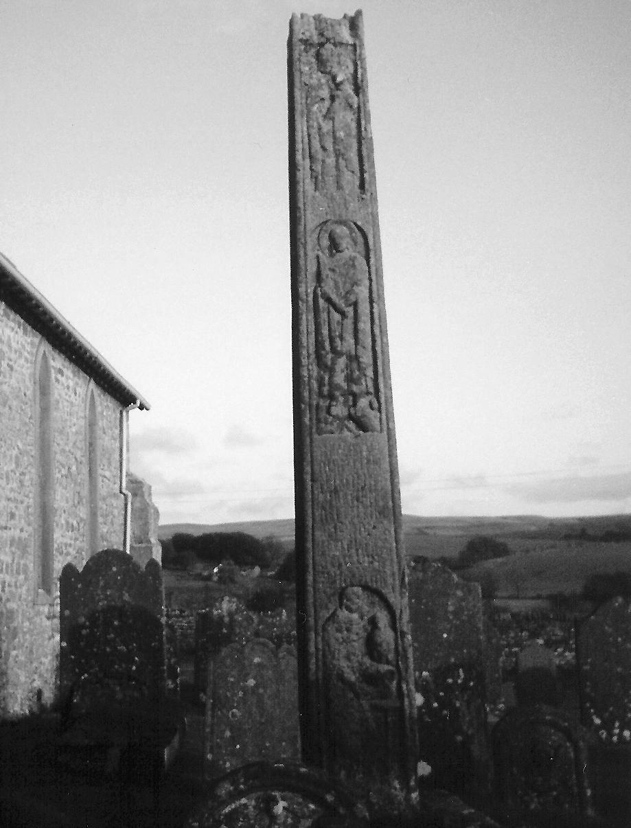 Papers from the Fifth Australian Conference of Celtic Studies Figure 1: The Bewcastle Cross (photo: P O Neill) monastic enclosure walls and ditches.