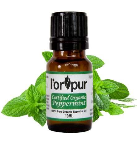 Organic Peppermint Essential Oil U s e s & B e n e f i t s Peppermint essential oil is a natural substance that is derived from the peppermint plant (scientific name: "Mentha x Piperita"), which is