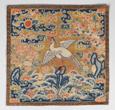 Badge (buzi) With Quail for an Eighth-Rank Civil China, Qing dynasty, c. 1860 Lent by the Ruth Chandler Williamson Gallery, Scripps College The quail in China was a symbol of peace.