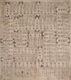 23. Crib Sheet / Cheater s Handkerchief China, Qing dynasty, 19 th century Ink on silk Lent by Beverley Jackson Covered on both sides in minute calligraphy, this cheater s crib sheet would have had