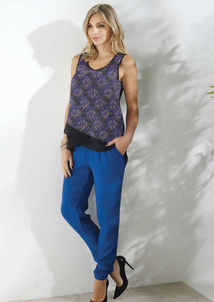 JENNA TOP BLUE ZINA PANTS BLACK, MIDNIGHT INSTAGRAM For more style