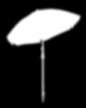 Ø156 cm 100210 cm 86 cm Silkscreen: s 340/190 x 240 mm S1+H4 (6) Beach umbrella SUNFLOWER with